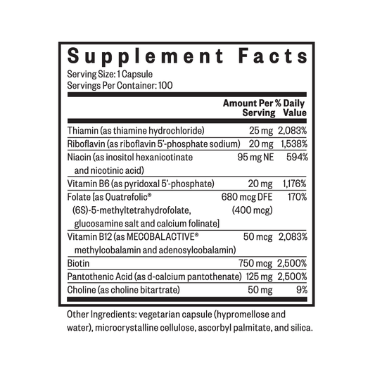 B Complex Plus Daily Vitamin Support for Simple Nutrition Routines