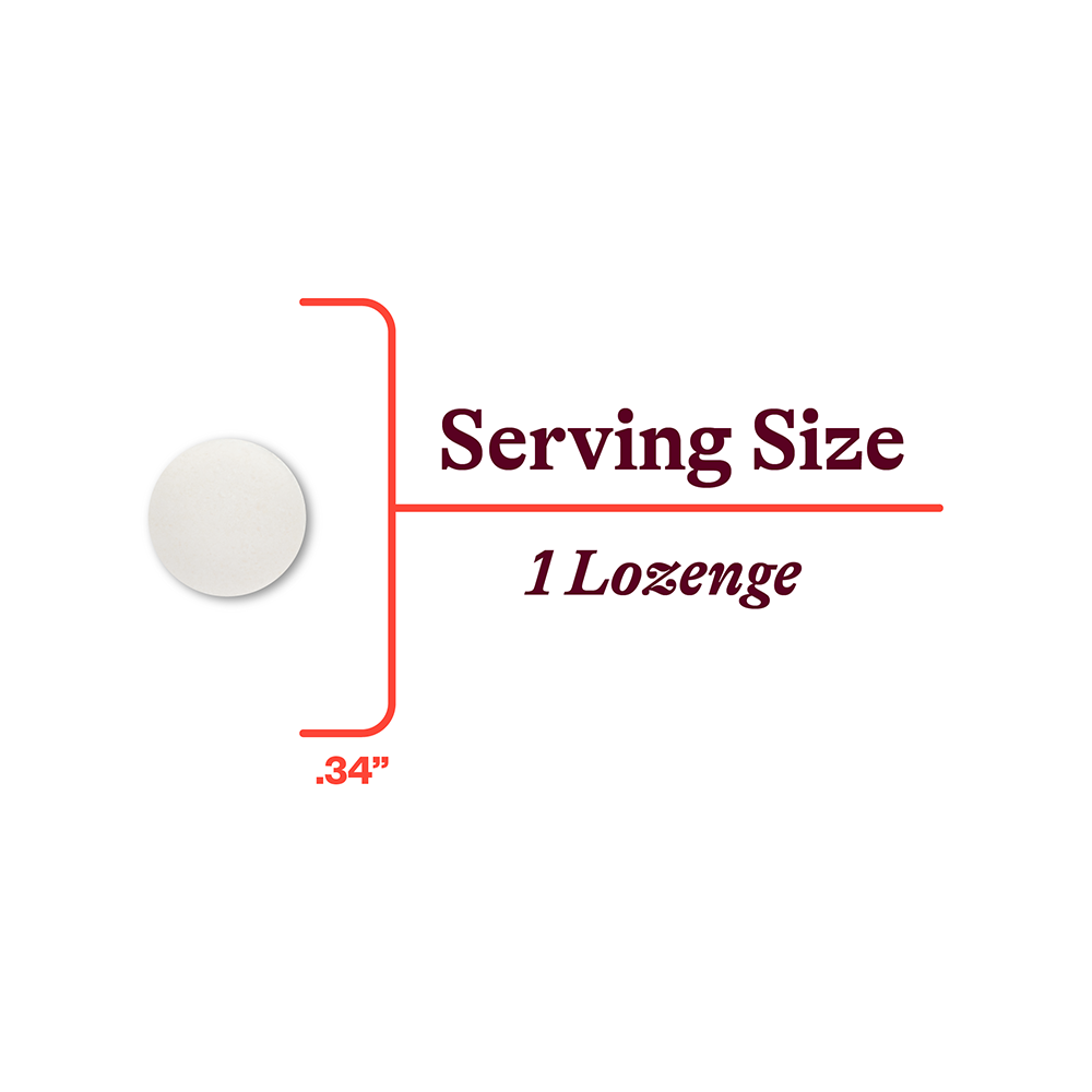 Folinic Acid Lozenge Daily Vitamin Support for Simple Nutrition Routines