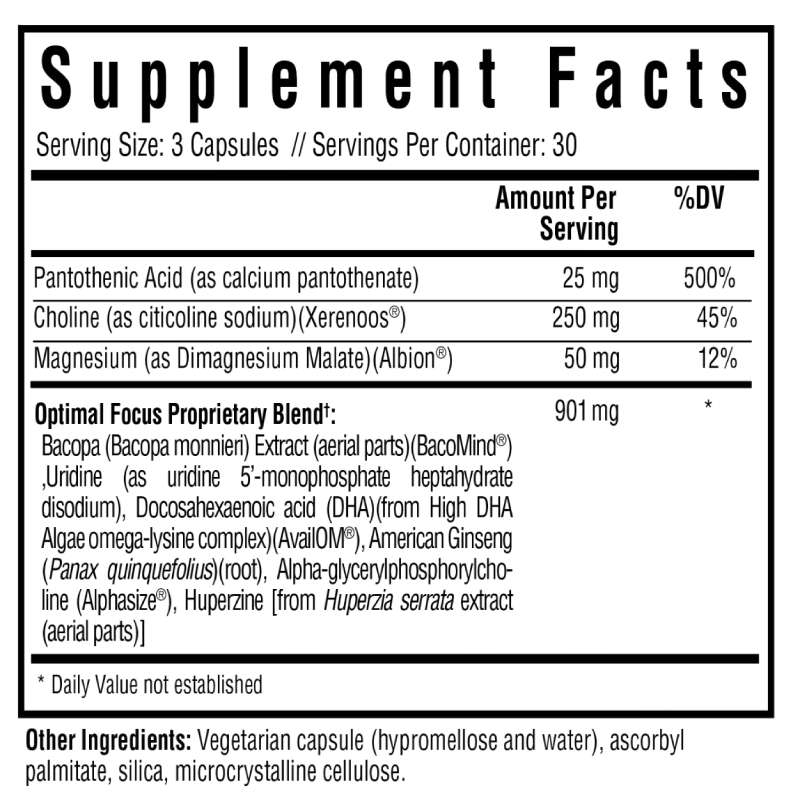 Nootropic Support Bundle Daily Nutrition Bundle for Convenient Wellness Routines