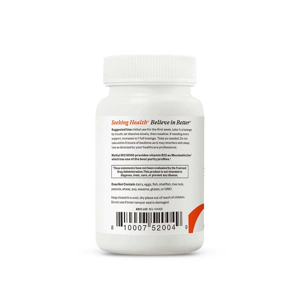 Methyl B12 5000 Daily Vitamin Support with Simple Nutrition Routines