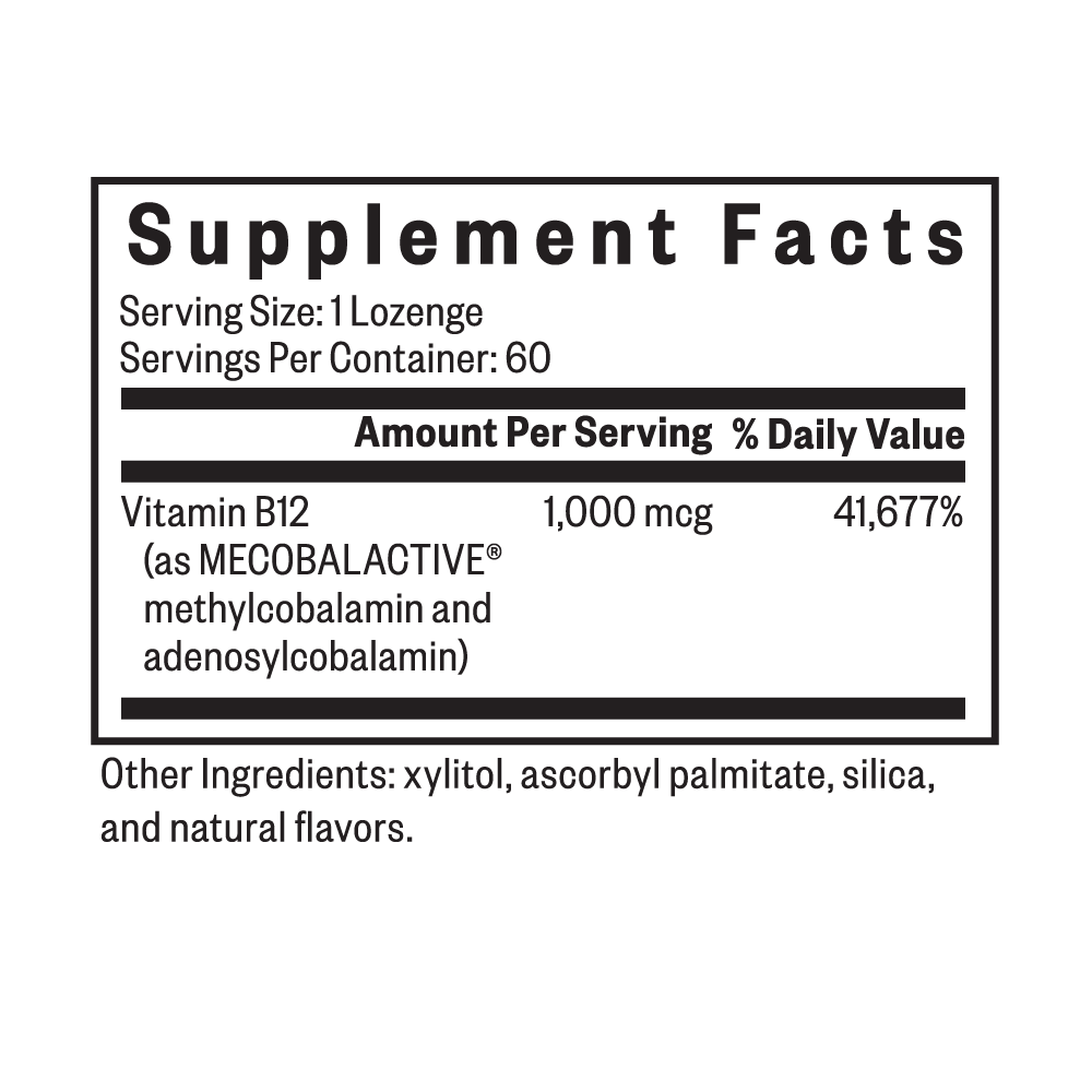 Methyl B12 1000 Everyday Vitamin Support for Simple Nutrition Routines