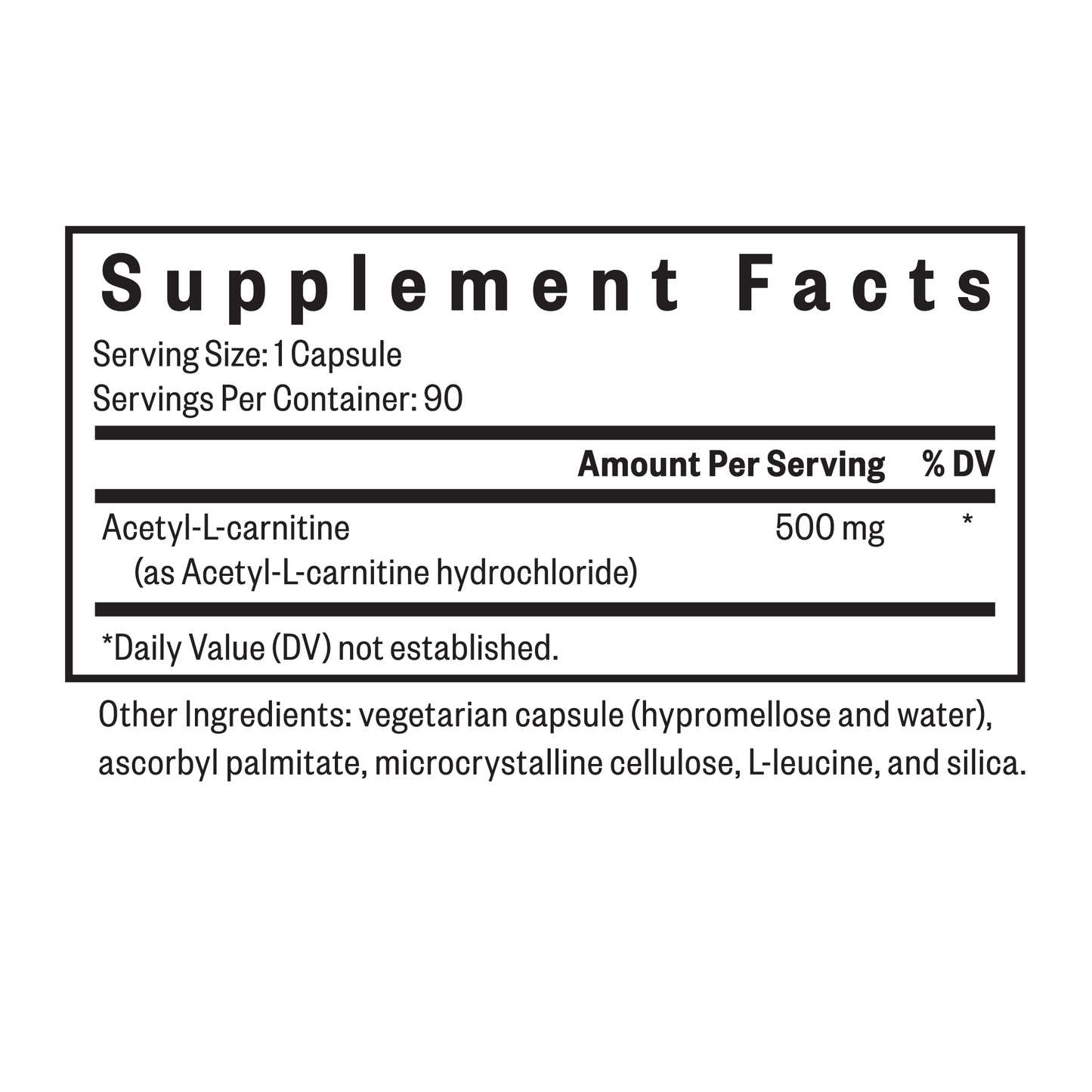 Acetyl L Carnitine Daily Nutritional Support for Active Wellness Routines