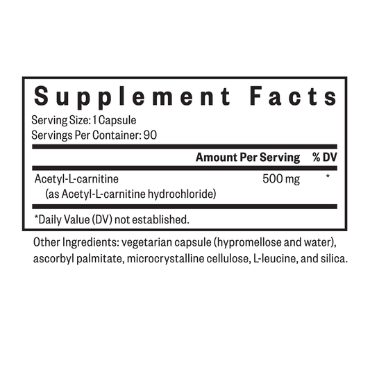 Acetyl L Carnitine Daily Nutritional Support for Active Wellness Routines
