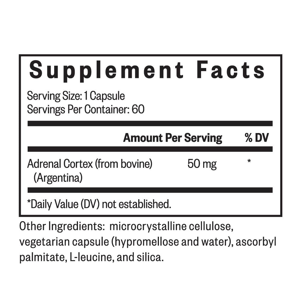 Adrenal Cortex Daily Stress Response Support with Balanced Routines