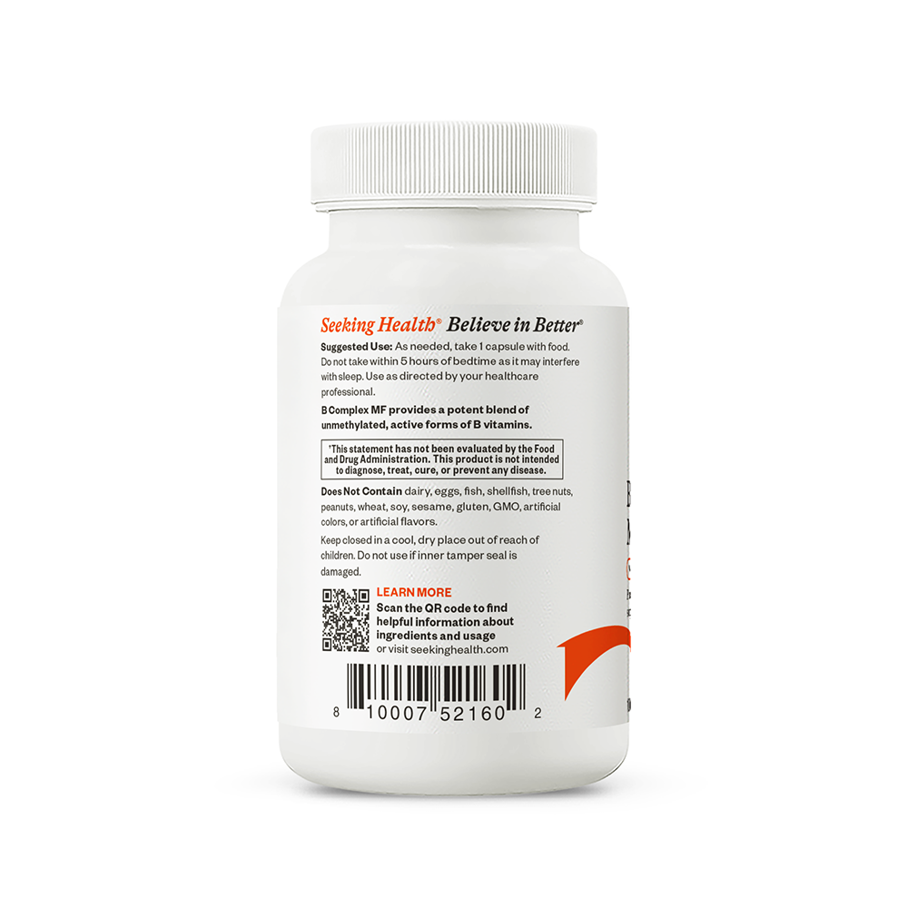 B Complex MF Everyday Vitamin Support for Simple Nutrition Routines