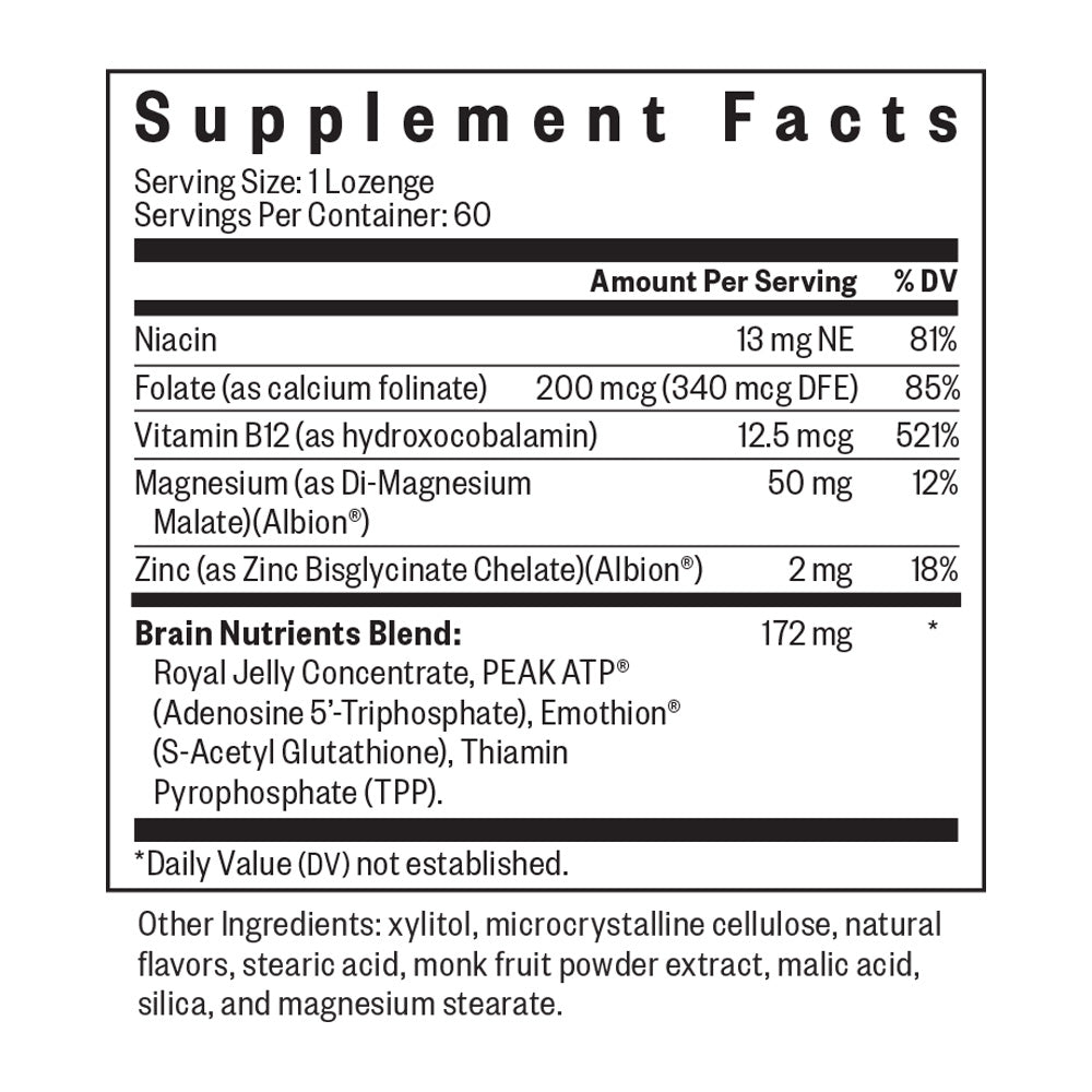 Brain Nutrients Daily Cognitive Wellness Support for Focused Routines