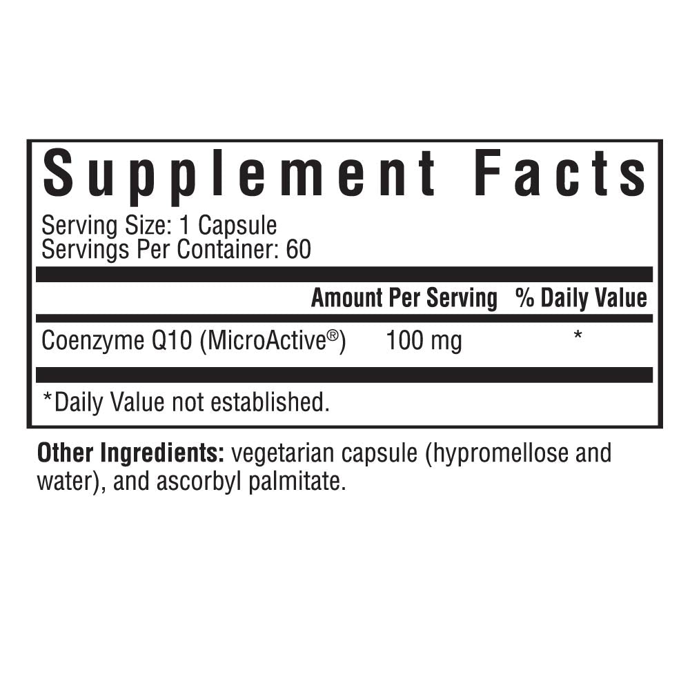 CoQ10 Daily Nutritional Support with Active Wellness Routines