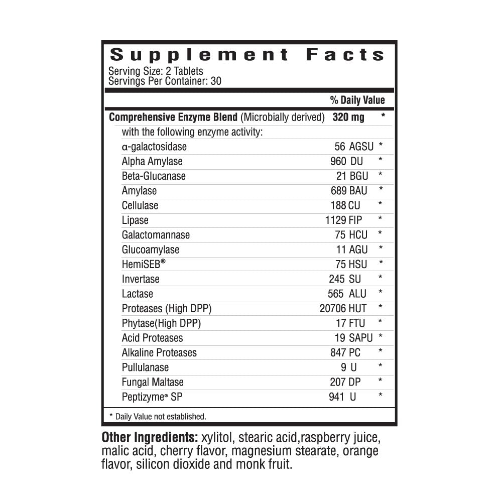 Digestive Enzymes Chewable Easy Chewable Supplement for Everyday Nutrition