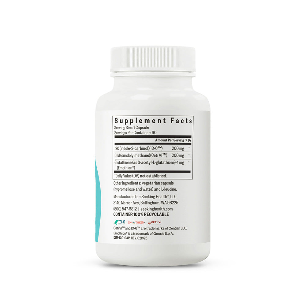 DIM Plus I3C Daily Nutritional Support with Simple Wellness Routines