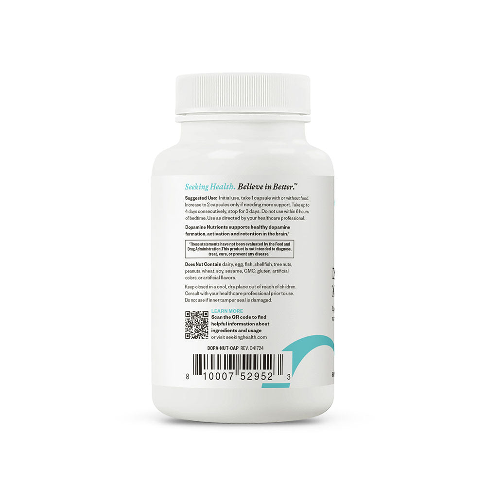 Dopamine Nutrients Daily Cognitive Wellness Support for Focused Routines