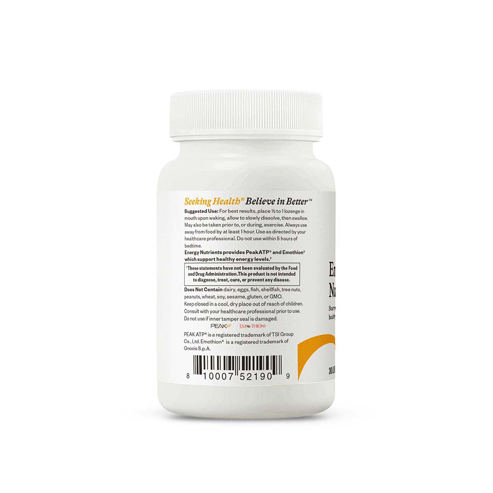 Energy Nutrients Everyday Nutritional Support for Simple Wellness Routines