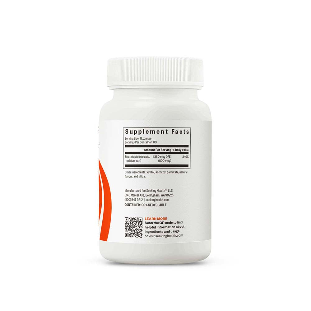 Folinic Acid Lozenge Daily Vitamin Support for Simple Nutrition Routines