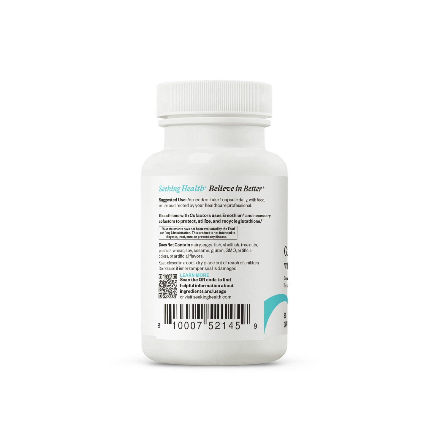 Glutathione with Cofactors formerly Glutathione Plus Everyday Wellness Support for Simple Nutrition Routines