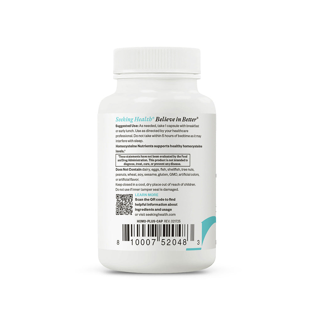 Homocysteine Nutrients Daily Nutritional Support for Simple Wellness Routines