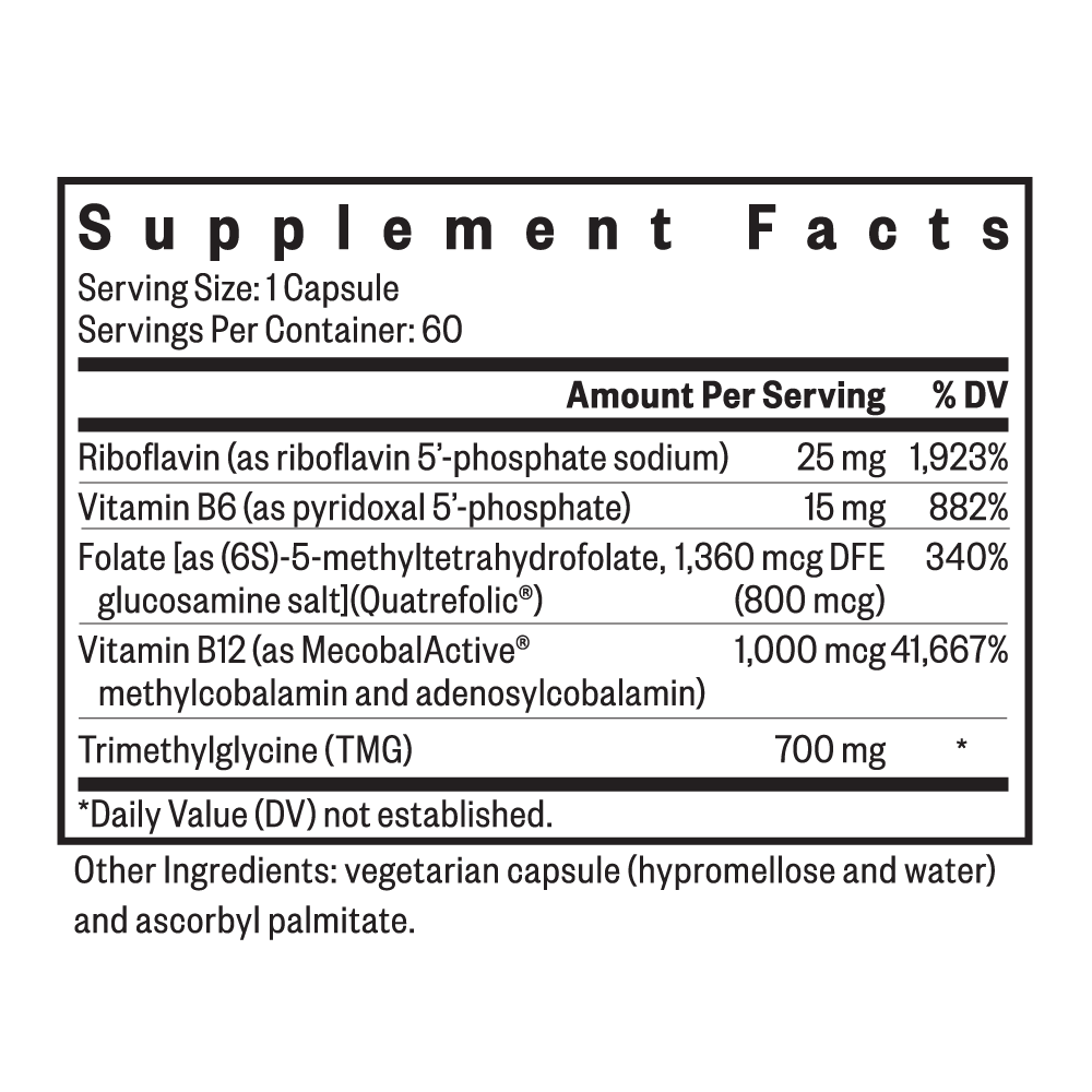 Homocysteine Nutrients Daily Nutritional Support for Simple Wellness Routines