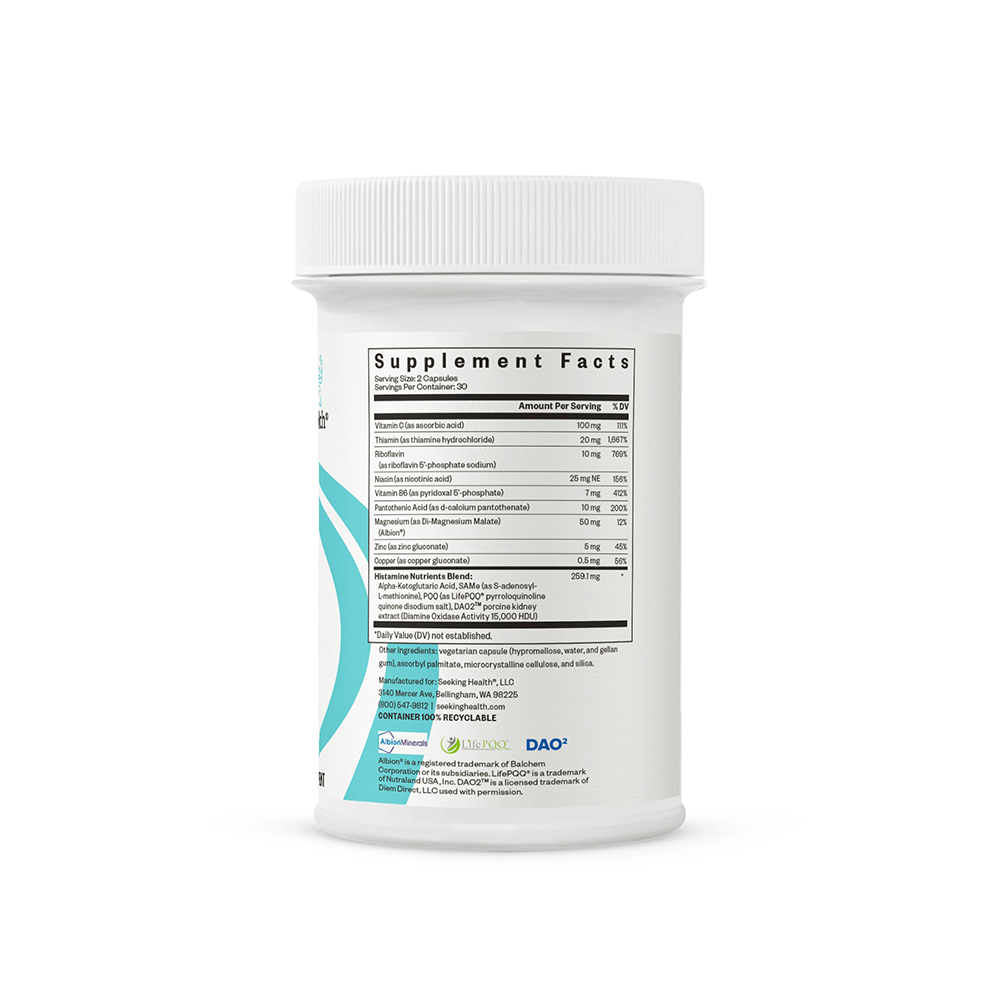 Histamine Nutrients Daily Digestive Wellness Support with Everyday Routines