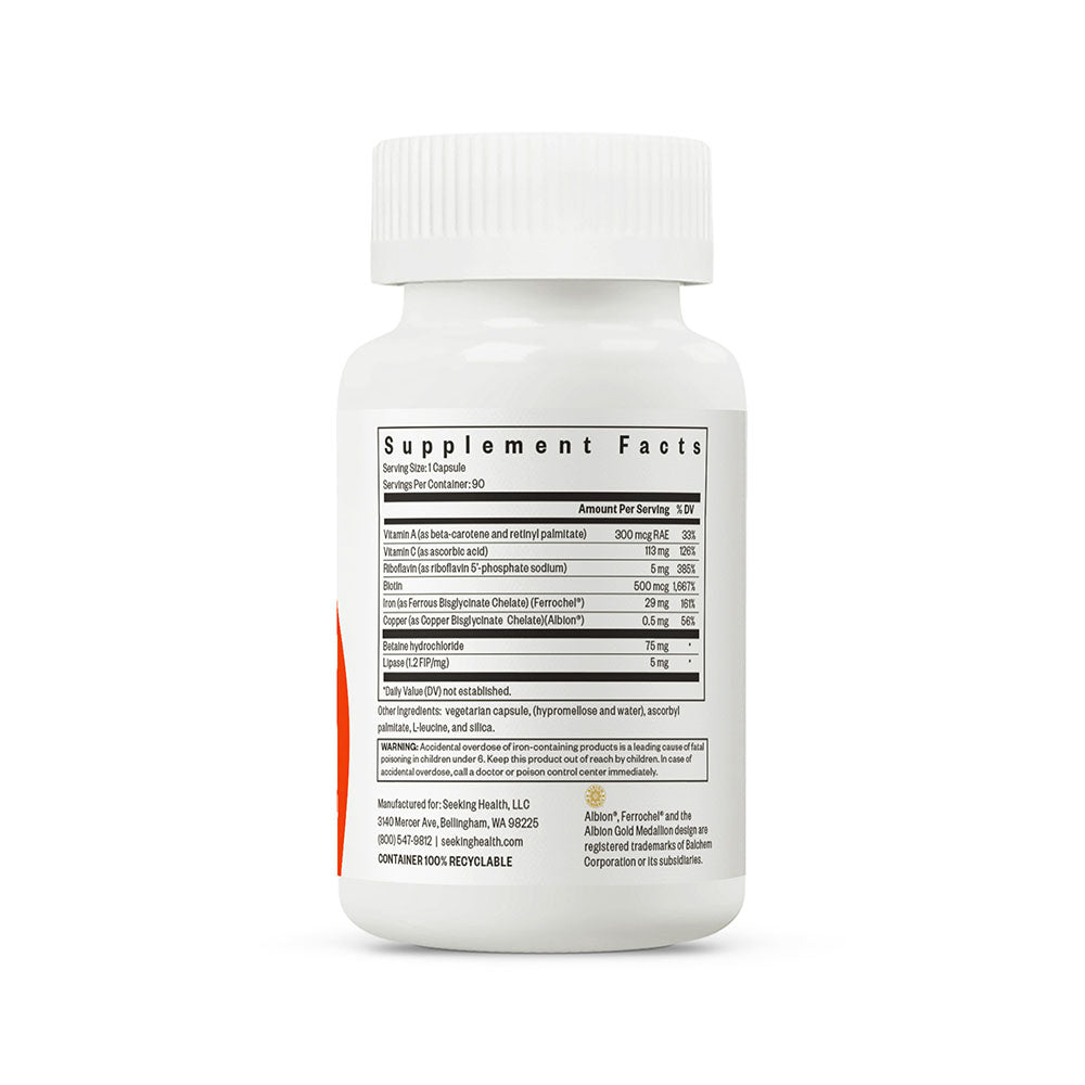 Iron with Cofactors Daily Mineral Support with Balanced Nutrition Routines
