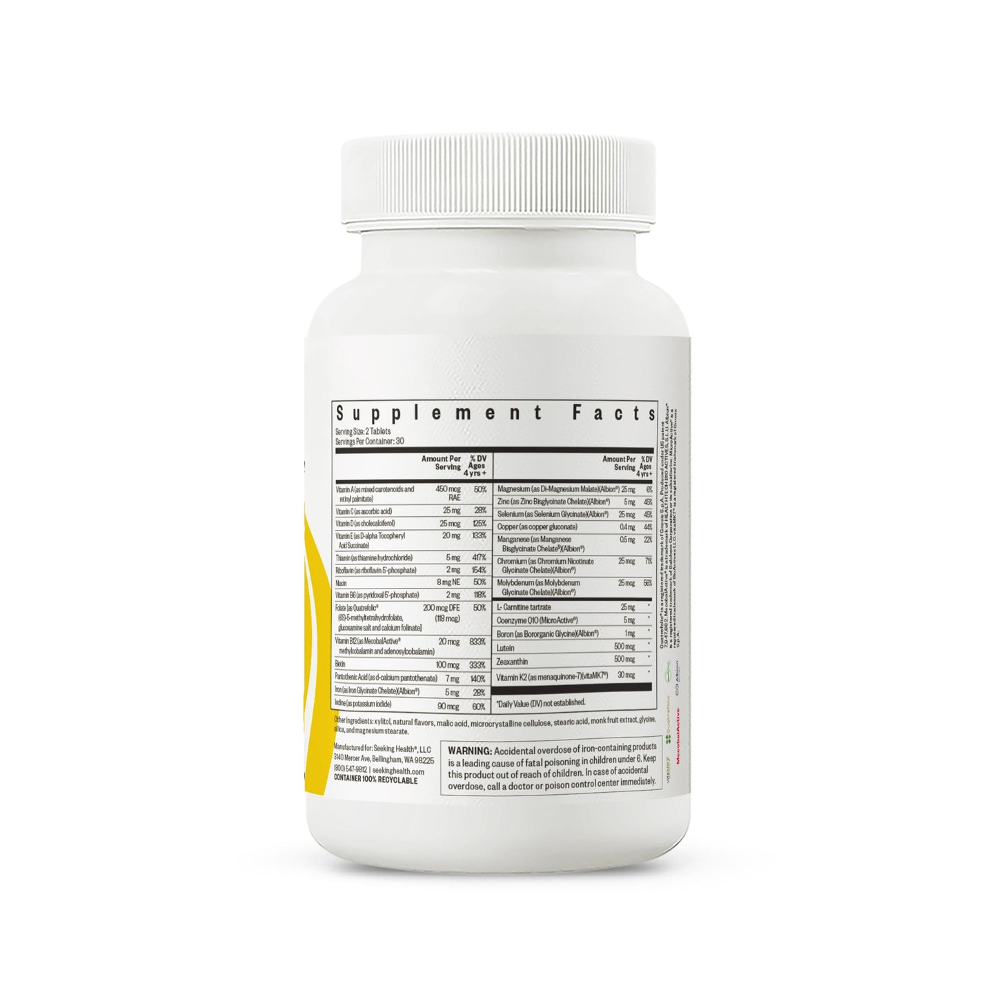 Kids Multivitamin Chewable Easy Chewable Supplement for Everyday Nutrition