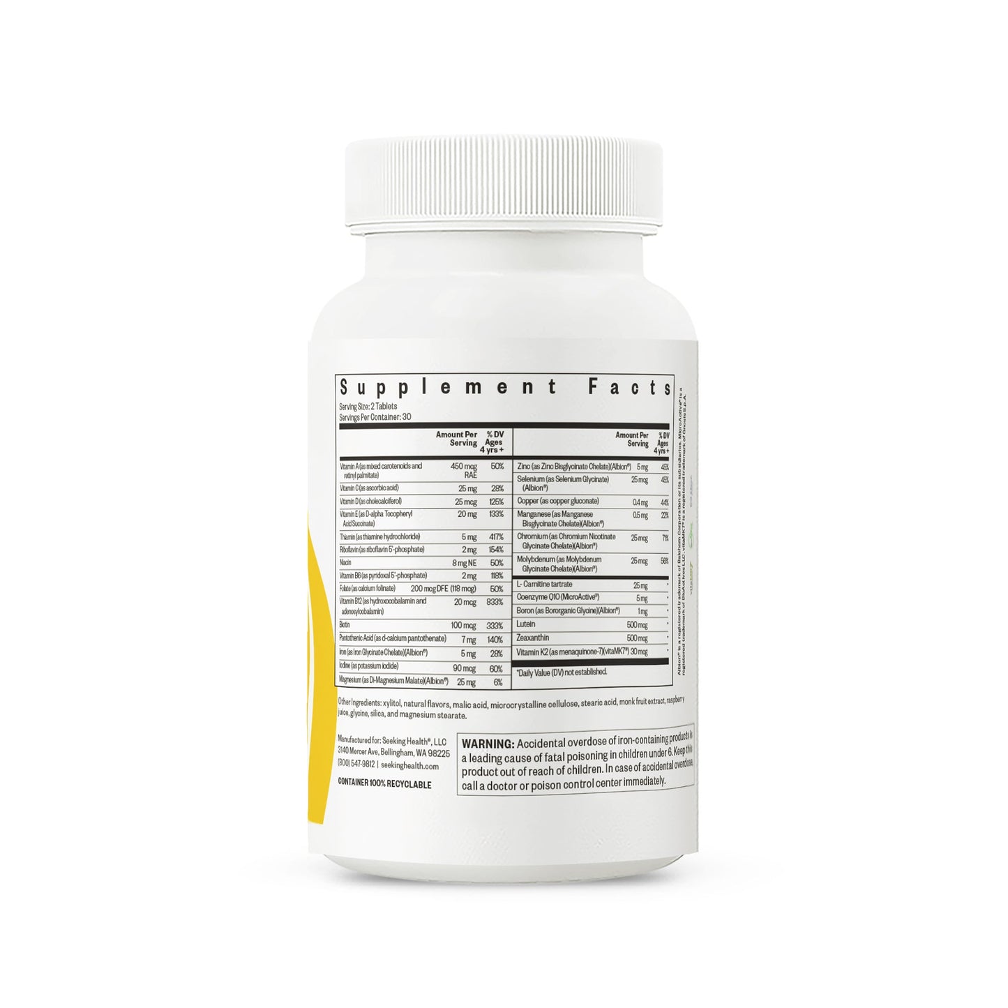 Kids Multivitamin Chewable MF Easy Chewable Supplement with Everyday Nutrition