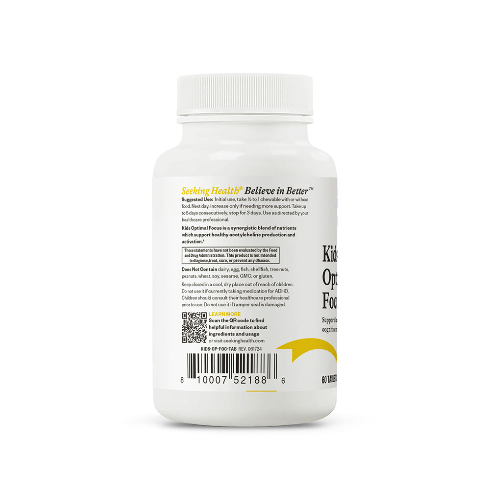 Kids Optimal Focus Easy Chewable Supplement for Everyday Nutrition