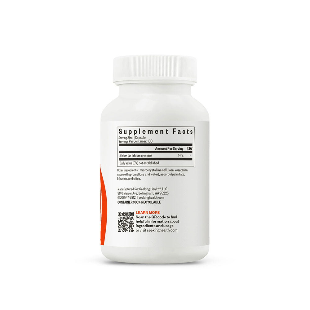 Lithium Orotate Daily Nutritional Support with Simple Wellness Routines