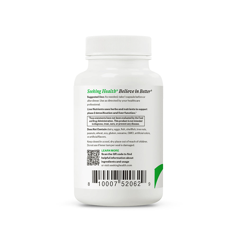 Liver Nutrients Daily Wellness Support for Convenient Nutrition Routines
