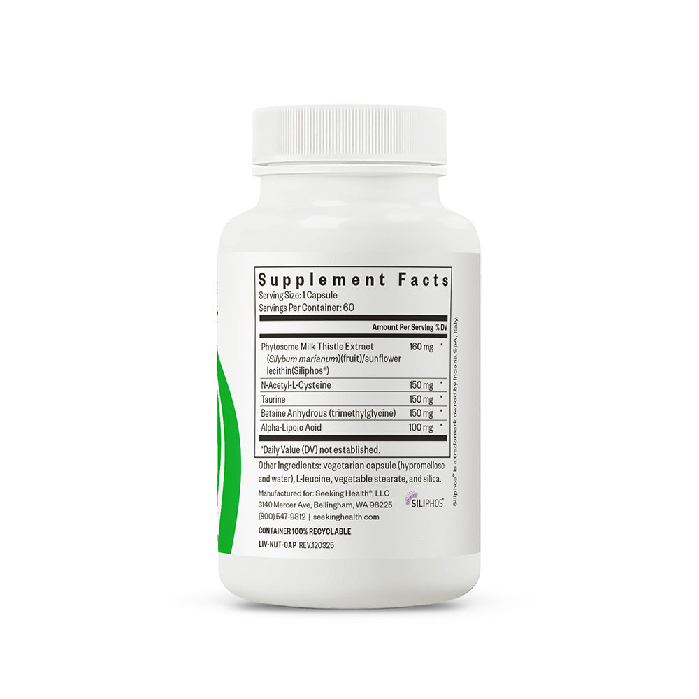 Liver Nutrients Daily Wellness Support for Convenient Nutrition Routines