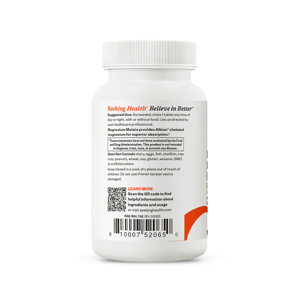 Magnesium Malate Chewable Easy Chewable Supplement for Everyday Nutrition