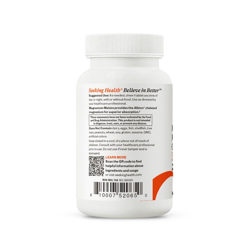 Magnesium Malate Chewable Easy Chewable Supplement for Everyday Nutrition