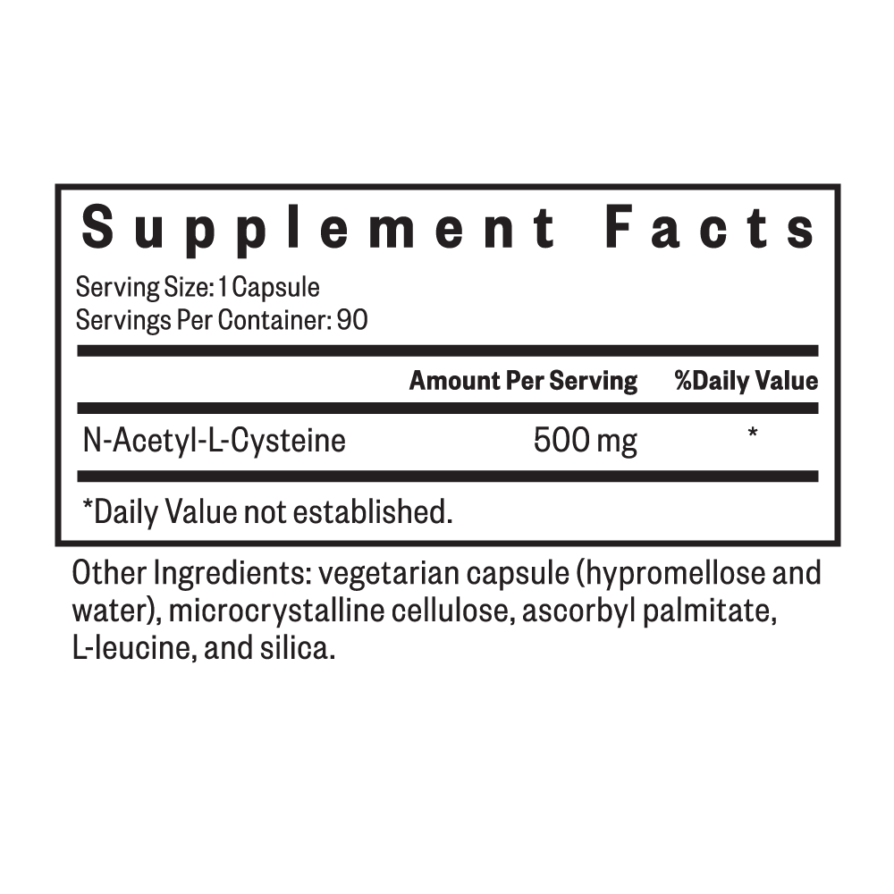 NAC Supplement N Acetyl L Cysteine Everyday Wellness Support for Simple Nutrition Routines