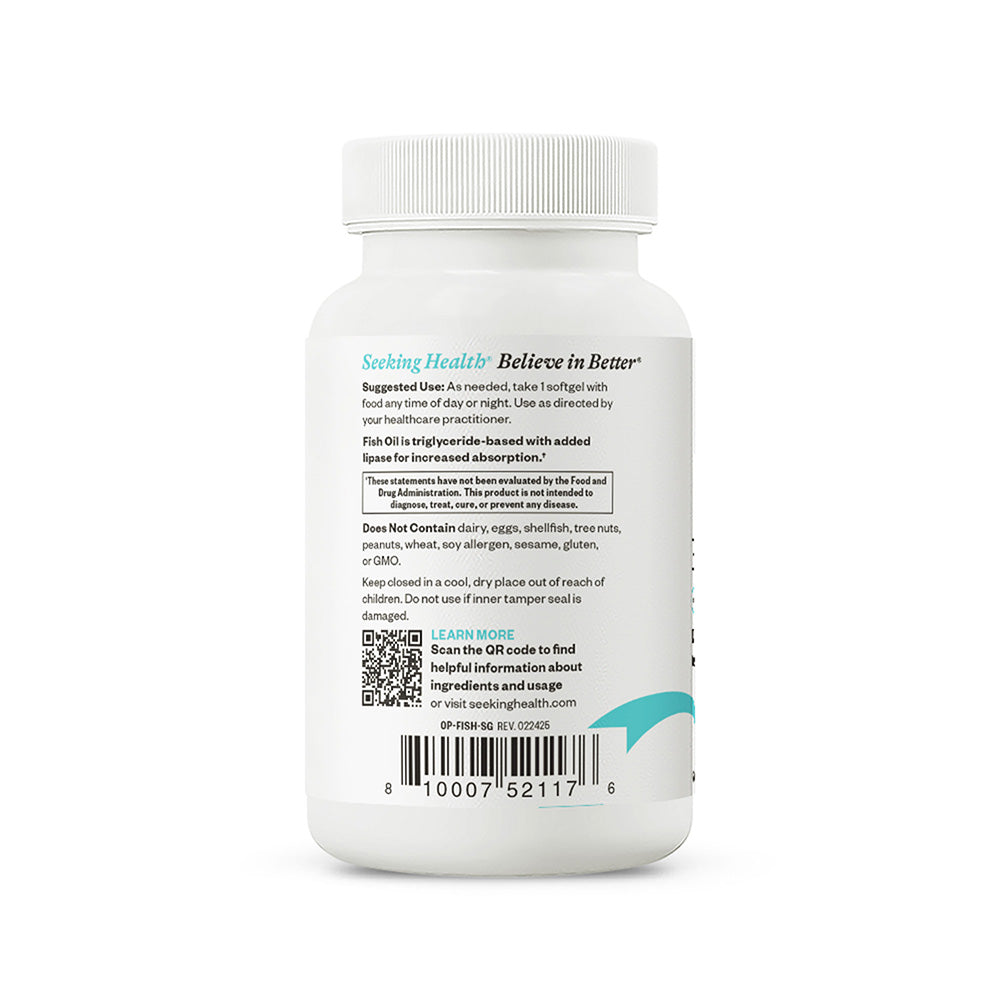 Fish Oil Daily Nutritional Support for Active Wellness Routines