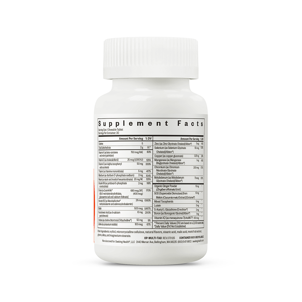 Multivitamin One Chewable Easy Chewable Supplement with Everyday Nutrition