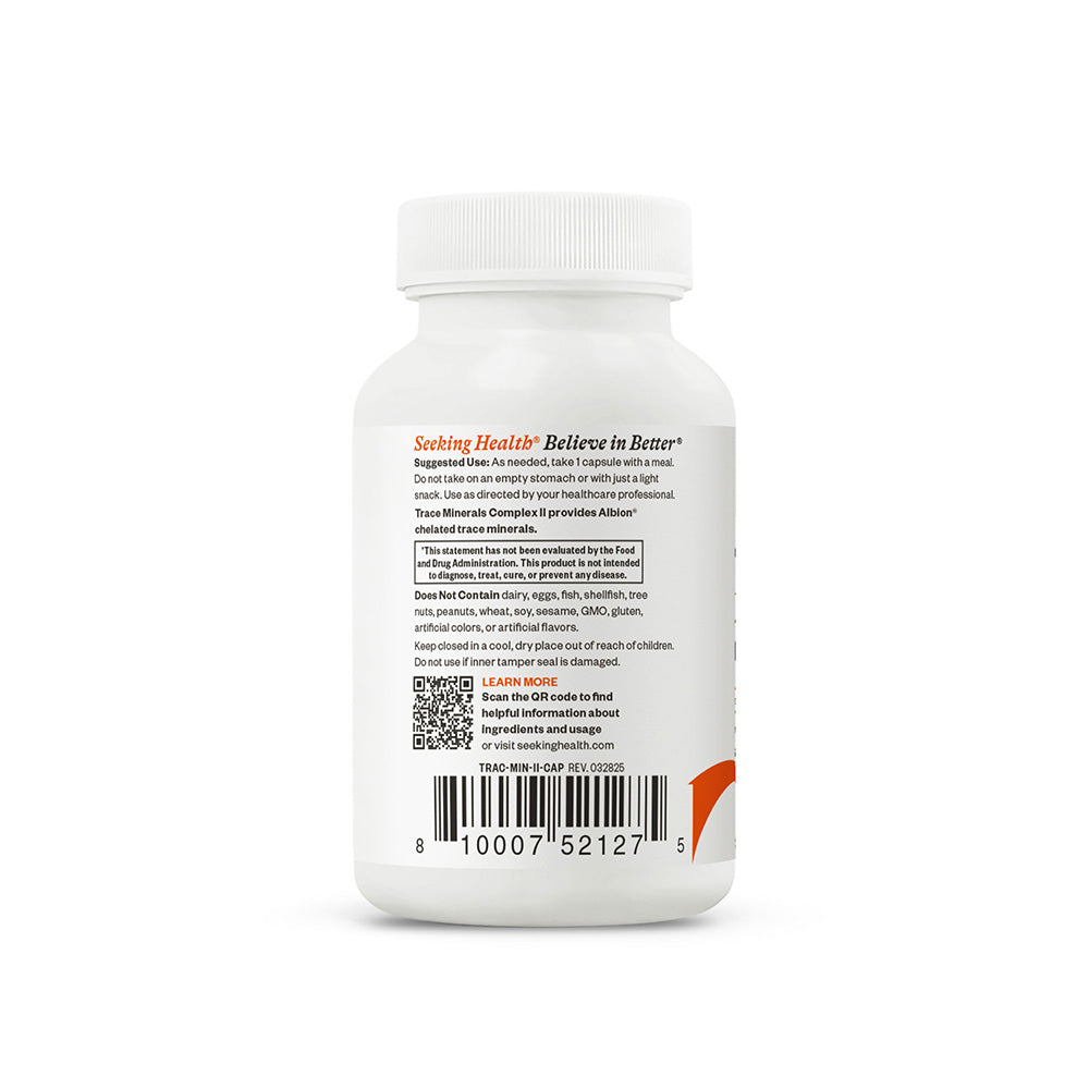 Trace Minerals Complex II Everyday Mineral Support for Balanced Nutrition Routines