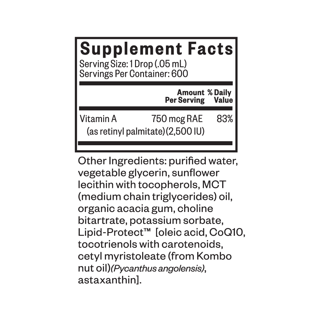 Vitamin A Drops Daily Vitamin Support with Simple Nutrition Routines