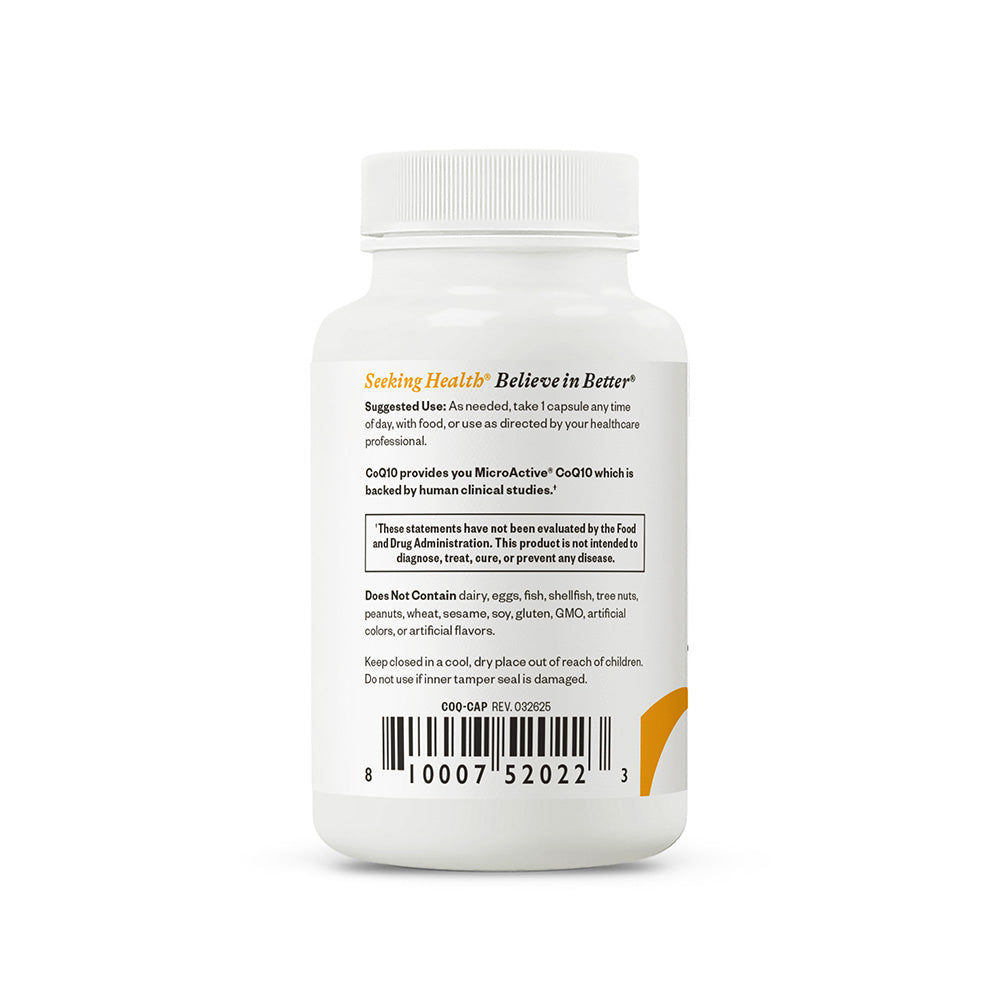 CoQ10 Daily Nutritional Support with Active Wellness Routines