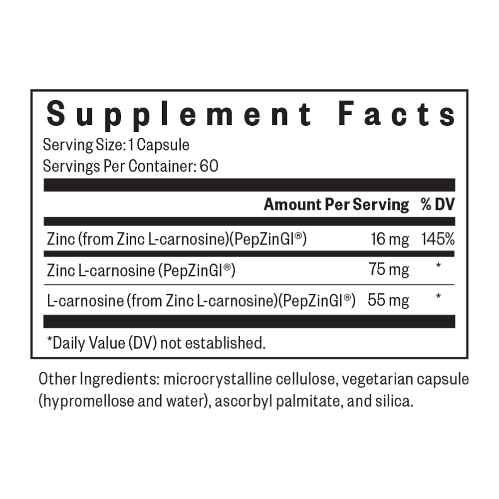 Zinc Carnosine Daily Mineral Support for Balanced Nutrition Routines