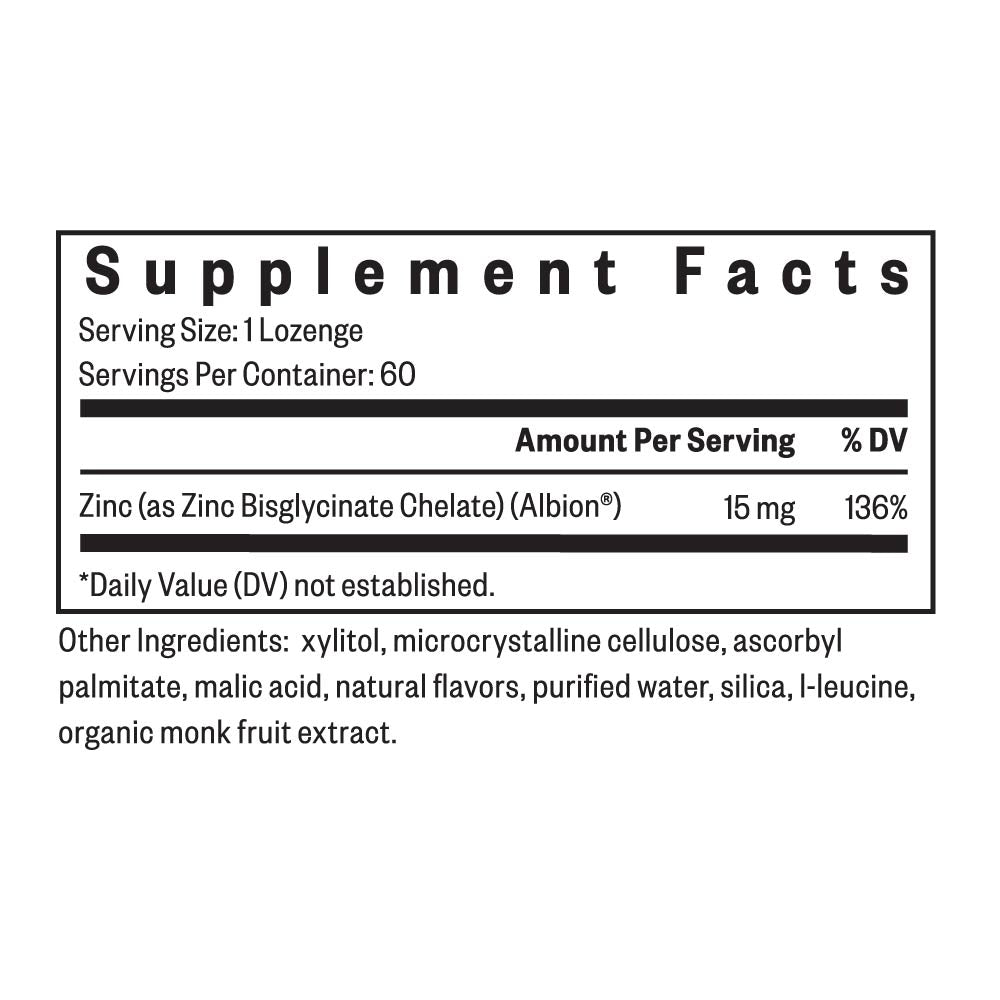 Zinc Lozenge Everyday Mineral Support for Balanced Nutrition Routines